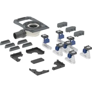 Geberit Duofix Duschwannenablauf mit sieben Füßen, für CleanFloor30 Duschfläche, 551552001 551552001