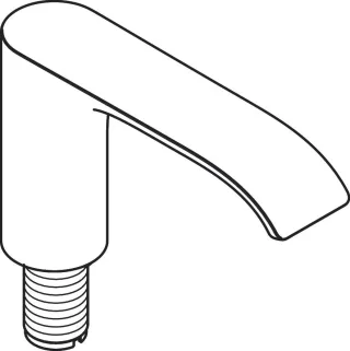 Hansgrohe Auslauf Vivenis 3-Loch WTA 95 mit Zugstange Refresh mattschwarz, 94308670 94308670