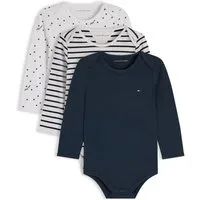 Tommy Hilfiger Langarmbody (Packung, 3-tlg) Bodys für Babys