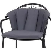 KETTtex Polsterauflage für Royal Garden MWH Sessel Elegance 2328 dunkelgrau wasserabweisend, (1 St)