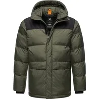 Ragwear Steppjacke Mikkesh Sportliche Herren Winterjacke mit Kapuze