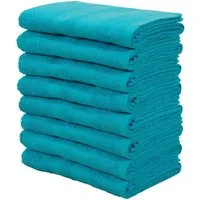 OTTO home Handtücher Vanessa, 8 Handtücher, 50x100cm, in Standard- und Premium-Qualität, Walkfrottee (Set, 8-St), Handtücher mit Bordüre, 100% Baumwolle, einfarbig, weich