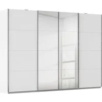 rauch Schwebetürenschrank Kleiderschrank Schrank Garderobe Wäscheschrank Ankleide SYNCRONO (Mitteltüren öffnen parallel, Breiten 271/316/361 cm Höhen 211/230 cm) Mitteltüren mit praktischer Synchron-Öffnung MADE IN GERMANY