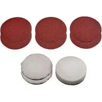 Polierhauben- / Schleifscheiben-Set, für CC-PO 1100/ 1/ 2 E 180mm, 6-teilig