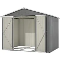Thanaddo Gartenhaus Metall Gerätehaus Geräteschuppen Inkl. Metallfundament, (Mehr Leben im Garten), inkl. Fundament aus Metall (ohne Boden)