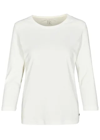 CLARINA - NOS Rdh.-Shirt, 3/4 Arm, uni 102 offwhite - Gr. - 36