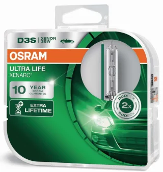 2 Stück OSRAM ULTRA LIFE Lampen Birnen für Fassung D3S 35W