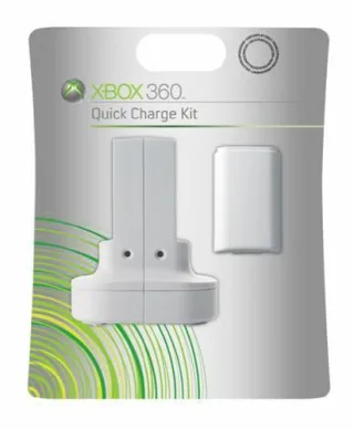 Microsoft Xbox 360 Quick Charge Kit weiß