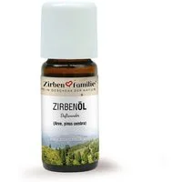 Zirbenfamilie Duftöl Zirbenöl 10ml Zirbenfamilie (1 Fläschchen, 1-St., 1 Fläschchen), frischer Zirbenduft