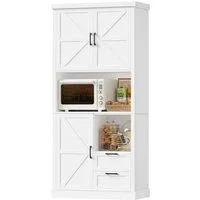 HOMECHO Küchenbuffet Küchenschrank mit 7 Fächern