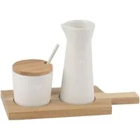 räder design stories Zuckerdose Guten Appetit Zuckerdose/Milchkännchen Set Herz weiß 2tlg, Porzellan