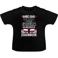 Spreadshirt T-Shirt Meine Eltern Sind Bei Der Feuerwehr Baby Bio-T-Shirt mit Rundhals (1-tlg)
