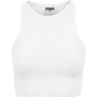 URBAN CLASSICS Muskelshirt Urban Classics Damen Ladies Cropped Rib Top (1-tlg)