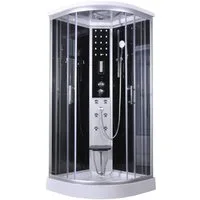 Sanotechnik Komplettdusche Dream, BxT: 90x90 cm, Sicherheitsglas, 1-tlg., mit Sitz