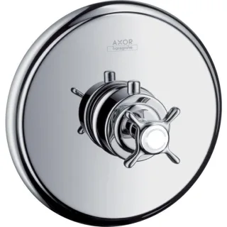 hansgrohe Axor Montreux Fertigmontageset 16815000 Unterputz-Thermostat, mit Kreuzgriff, chrom