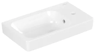 Villeroy & Boch Handwaschbecken Architectura 480x275mm, Becken links , 1 Hahnloch mit Überlauf Weis 438648R1