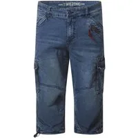 TIMEZONE Jeansshorts Casual Cargo normale Bundhöhe Zip-Fly (1-tlg) Loose MilesTZ Short