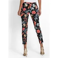 bonprix 7/8-Hose (1-tlg) aus Baumwolle mit Elasthan, Regular Fit, femininer Stil
