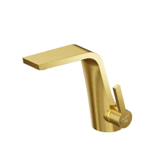 Steinberg Serie 260 Waschtisch-Einhebelmischer, Gold gebürstet 260 1000 1 BG