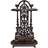 Aubaho Dekoobjekt Schirmständer Regenschirmständer Schirmhalter Eisen Antik-Stil 50cm