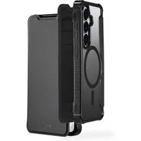 Hama Smartphone-Hülle Handytasche für Samsung Galaxy S26, klappbar, D3O Stoßschutz, Kartenfächer, Magnetverschluss, Kunstleder