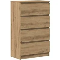 vidaXL Sideboard Sideboard Artisan-Eiche 60x35x98,5 cm Holzwerkstoff (1 St)