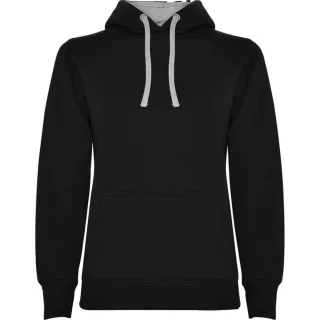 Roly - "Urban" Kapuzenpullover für Damen (Schwarz/Grau meliert)