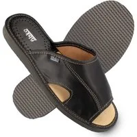 filsko Bleik offene Leder Herren Hausschuh Premium EVA-Sohle
