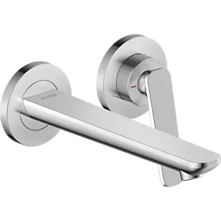 hansgrohe Axor Citterio C Waschtischarmatur 49110000 ohne Struktur, chrom, Unterputz, Wandmontage, Ausladung 193mm