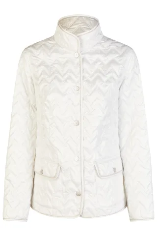 Barbara Lebek - Wendesteppjacke offwhite - Gr. - 40