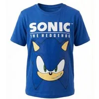 Sonic The Hedgehog Print-Shirt Sonic The Hedgehog Kinder Junge kurzarm T-Shirt Shirt 100% Baumwolle, Gr. 116 bis 152