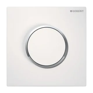Geberit Hytouch Typ 10 Urinalsteuerung 116015KJ1 pneumatisch, weiss/verchromt/weiss