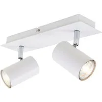 Briloner Leuchten LED Deckenspots 2857025 Run, ohne Leuchtmittel, Warmweiß, Deckenlampe, 29x8x12,3, max.40W, GU10, Wohnzimmer, Flur
