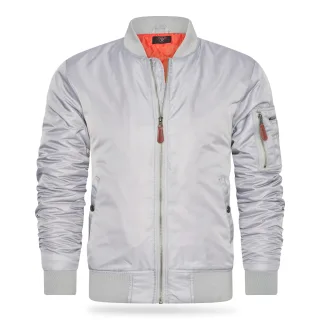 Navy Seal Jacket Grijs von Cappuccino Italia in der farbe Grau und in größe S.