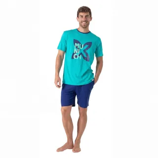 Herren Sommer Kurz-Pyjama MU9