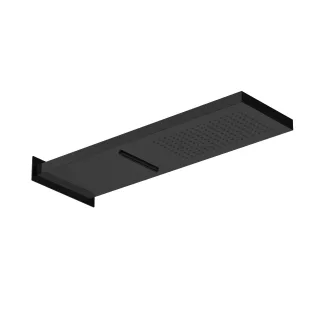 Herzbach LIVING SPA Wand-Regenbrause 53,7x16,5cm Regen/Schwall , 11.661600.2.08 11.661600.2.08