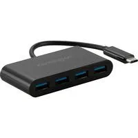 CH1200 USB-C 4 Port Hub, USB-Hub schwarz