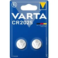 VARTA 2 Varta 6025 Professional CR 2025 Lithium Knopfzelle im 2er Blister Knopfzelle
