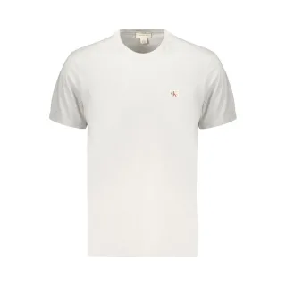 Calvin Klein Graues Baumwoll-Herren-T-Shirt
