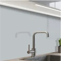 KitchenYeah Küchenrückwand Muster selbstklebend (keine Folie) Interieur - Grau - Hell, (1-tlg), Spritzschutz, Küche, Rückwand, Küchenwand, Küchenfront, 30x20 cm