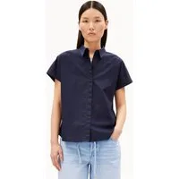 Armedangels Kurzarmbluse LARISAANA Bluse aus 100% Bio-Baumwolle Relaxed Fit