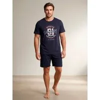 Henry Terre Shorty Pyjama Set Kurz - Paul Vintage