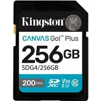Kingston 256GB SDXC Canvas Go Plus Gen4 200MB/s C10 UHS-I U Speicherkarte