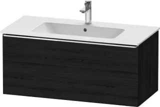 Duravit D-Neo Waschtischunterbau wandhängend Eiche Schwarz Matt 1010x462x440 mm - DE4263010160000 DE4263010160000