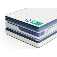 Taschenfederkernmatratze 7-Zonen Taschenfederkernmatratze Luxusmatratze – OEKO-TEX®, ROYGBIV, 25 cm hoch, Atmungsaktive Matratze mit Randverstärkung & schallschluckenden Federn