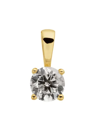 Orolino Anhänger 585/- Gelbgold 1 Brill. 0,50 ct. H/P2