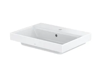 TOTO Waschtisch CS, eckig, 60 cm, mit Hahnloch, mit Überlauf LW1216CKE