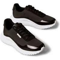 Calvin Klein Jeans EVA RUNNER LACE UP MAT MIX Sneaker Halbschuh, Freizeitschuh, Schnürschuh mit leichter Profilsohle