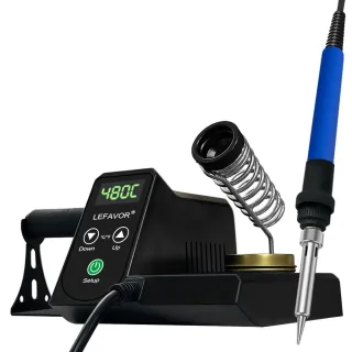 Digital Display Soldering Station Kit 60W Welding Iron Tool 180°C to 480°C Temperature Control LED Display Precision Ele