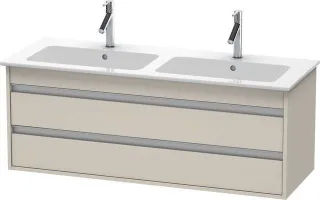 Duravit Ketho Waschtischunterbau wandhängend Taupe Matt 1270x475x480 mm - KT643209191 KT643209191